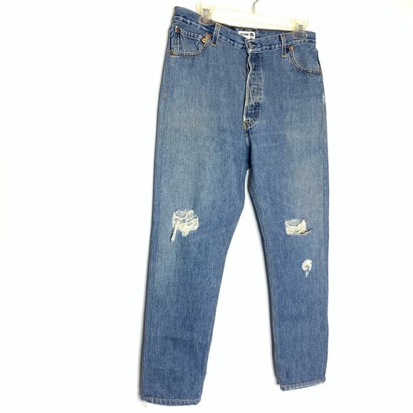 Re/Done Levi’s high rise ankle crop jeans - Picture 1 of 11